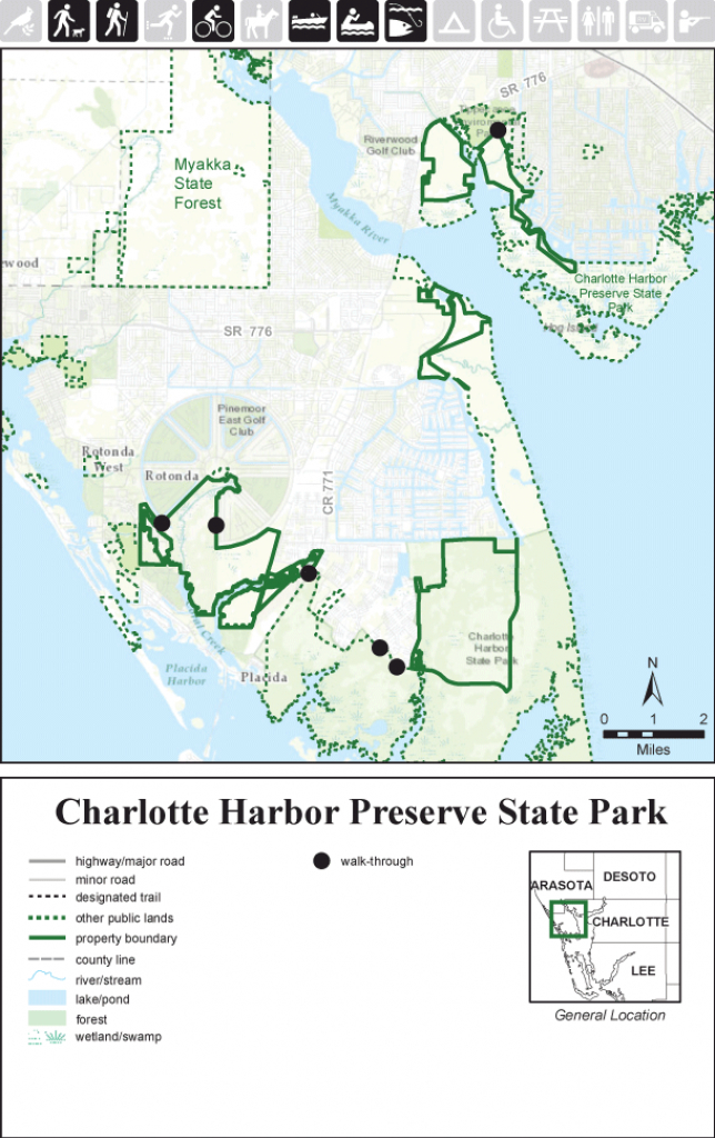 Charlotte Harbor Preserve State Park | Swfwmd inside Charlotte Harbor Preserve State Park Trail Map