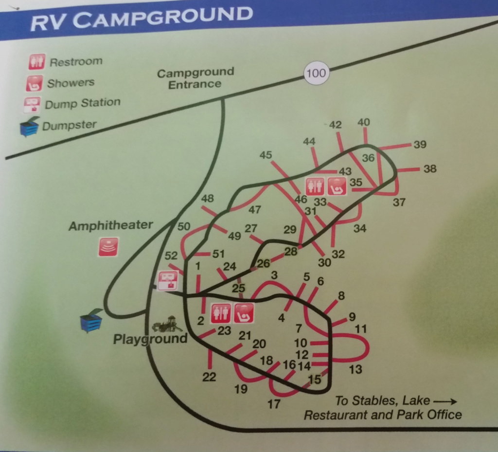 Chickasaw State Park Rv Campsite, Henderson, Tn | Home On The Roam in Buccaneer State Park Campground Map