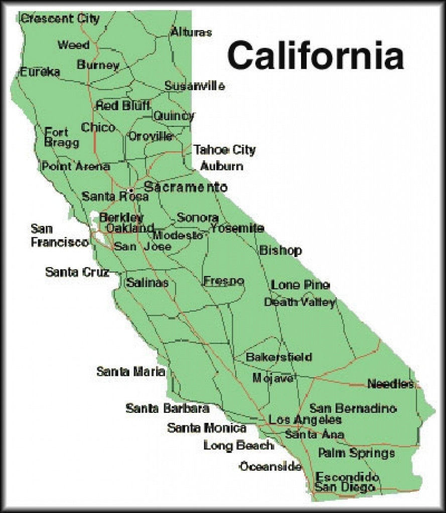 Cities In California California State Map California Map Cities inside California State Map By City