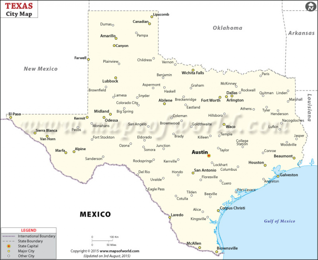 Cities In Texas, Texas Cities Map within Texas Map State Cities