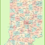 City Maps Of Indiana And Travel Information | Download Free City Intended For Indiana State Map Printable