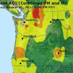 Cliff Mass Weather And Climate Blog: Smoke Pushes Into Washington State Throughout Washington State Air Quality Map