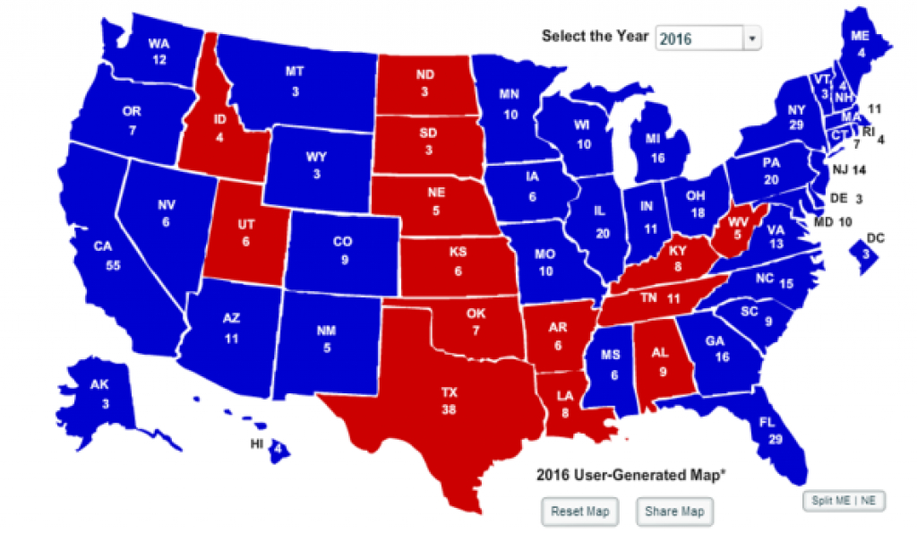 Clinton, Trump Zero In On Battleground States That Will Decide throughout Trump States Map