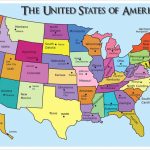 Color Map Of The United States With Capitals   Mercnet Inside Us Map With State Capitals