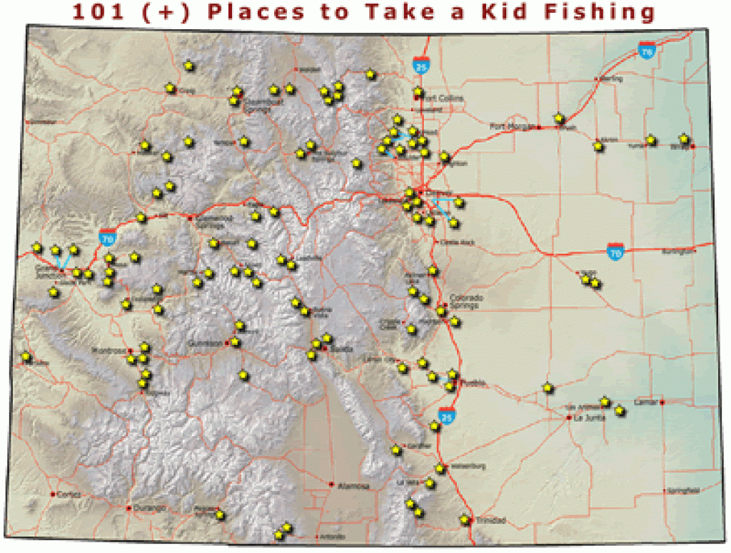 Colorado Parks &amp;amp; Wildlife - Fishing with Colorado State Parks Map