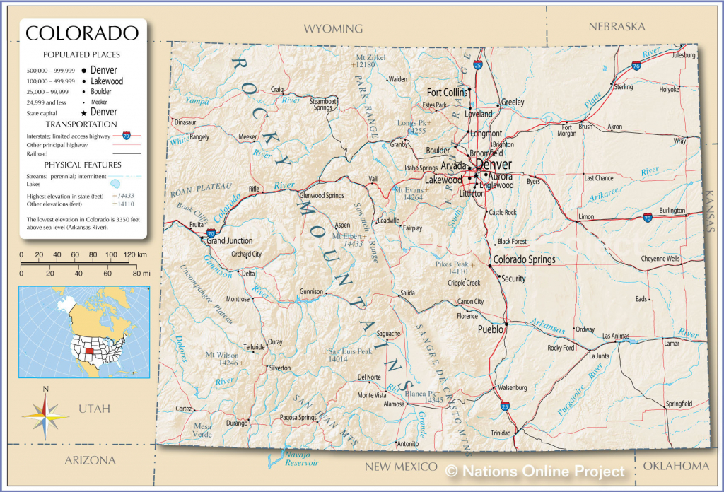 Colorado State Mapcounty Reference 2017 Colorado Map With Cities for Colorado State Map With Counties And Cities