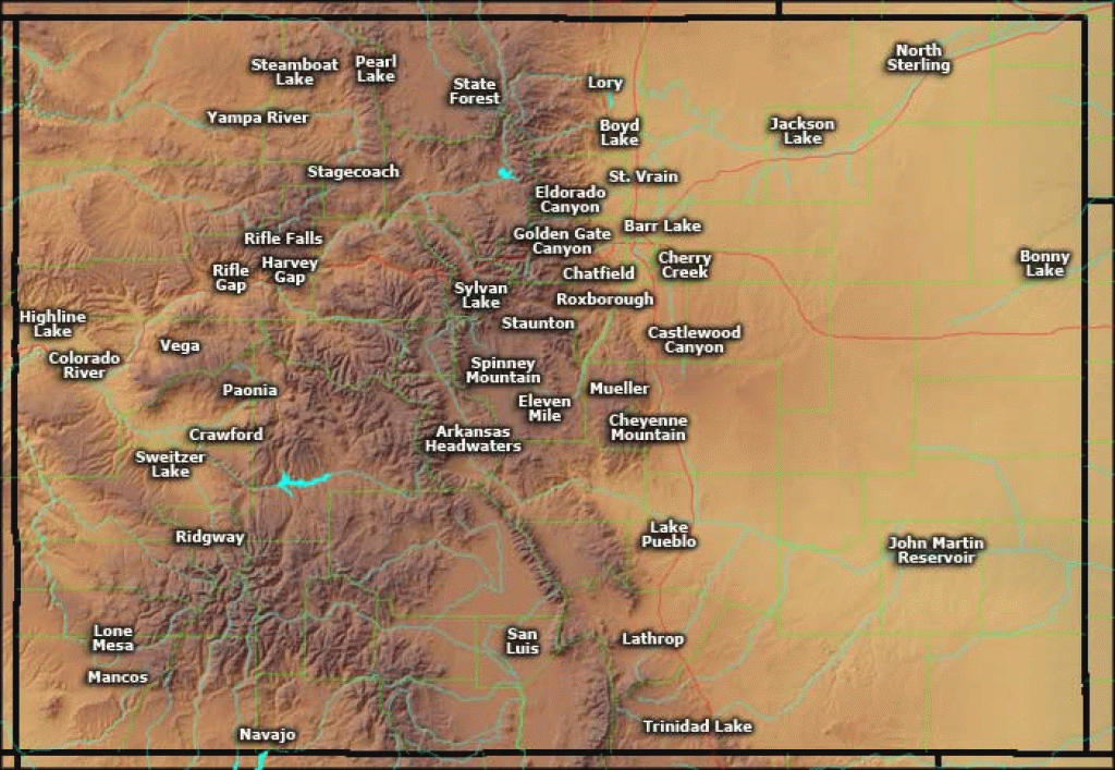 Colorado State Parks regarding Colorado State Parks Map