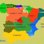 Communities Of Spain Pertaining To Spain States Map