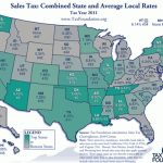 Compare Sales, Income, And Property Taxesstate – Us Map 2011 Regarding State Income Tax Map