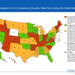 Competencyworks Releases Updated Competency Education State Policy Intended For Map Of The United States That You Can Fill In