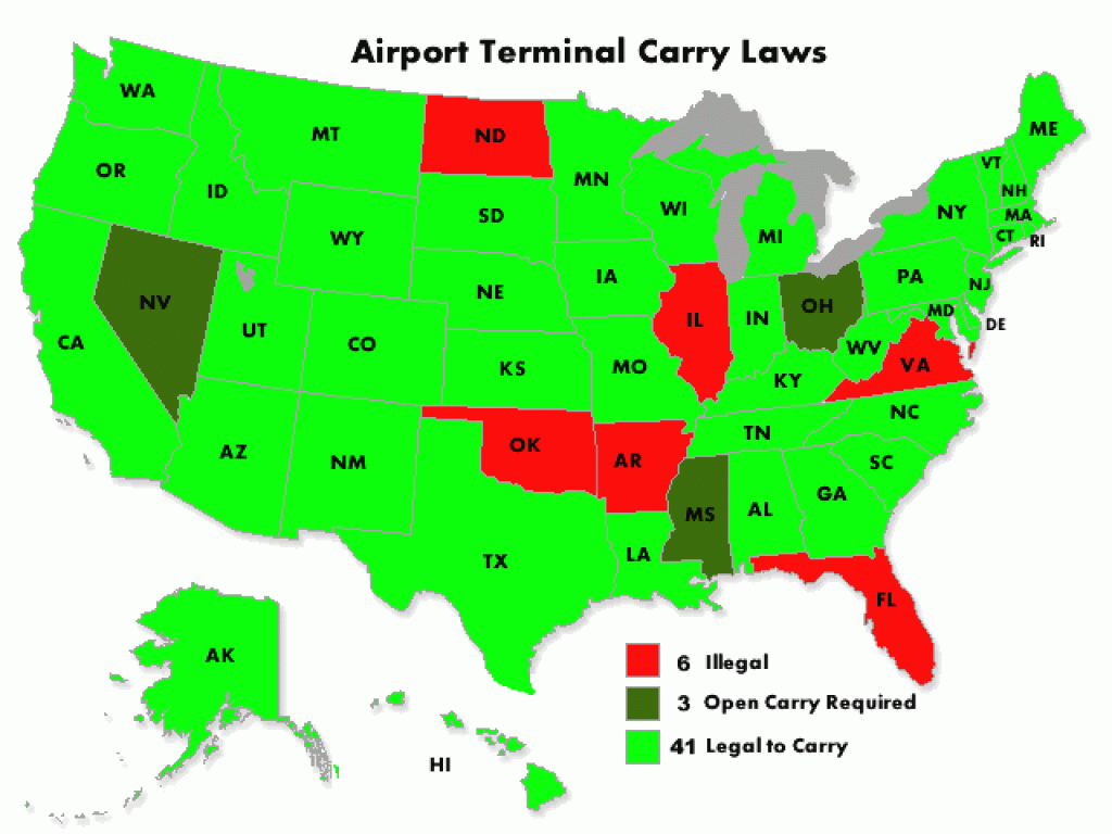 Concealed And Open Carry - Florida Carry, Inc. pertaining to States That Allow Open Carry Map