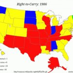 Concealed Carry In The United States   Wikipedia Throughout States That Allow Open Carry Map