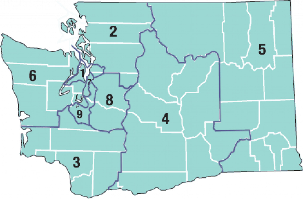 Congressional District Map Washington State – Bnhspine pertaining to Washington State House Of Representatives District Map