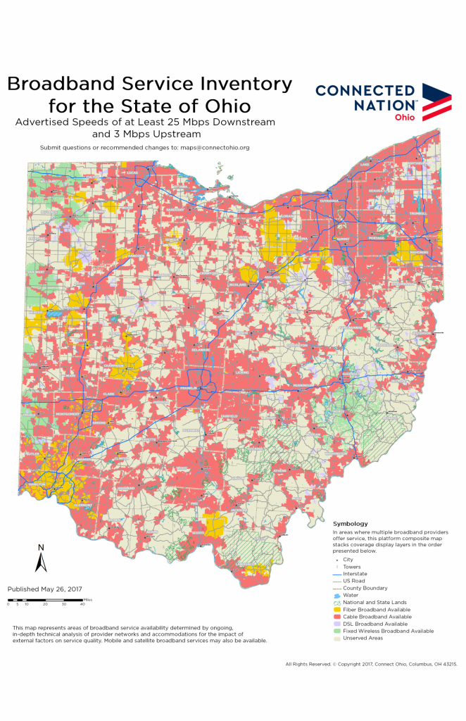Connect Ohio | for State Of Ohio County Map Pdf