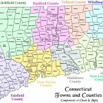 Connecticut County Map Area | County Map Regional City Throughout Connecticut State Map With Counties And Cities