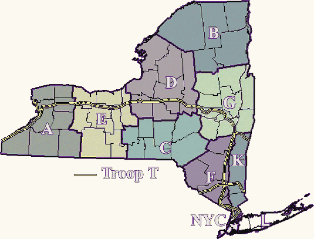Contact A Specific Troop with regard to New York State Crime Map