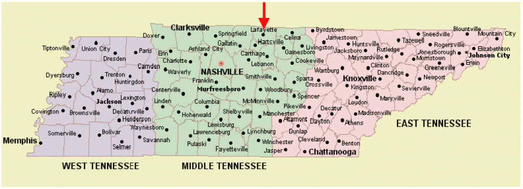 County Map Of Tn With Cities And Travel Information | Download Free with regard to State Map Of Tennessee Showing Cities