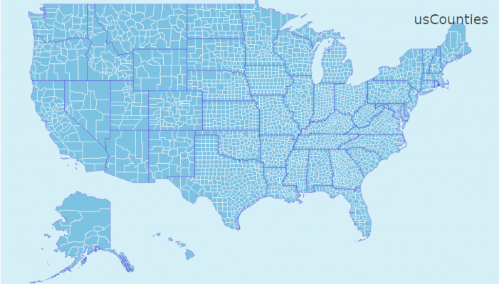 County Map Pack - Amcharts intended for Map Of Us Counties By State