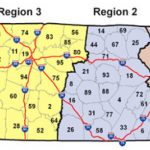 County Outline Map With Tennessee State Map With Counties