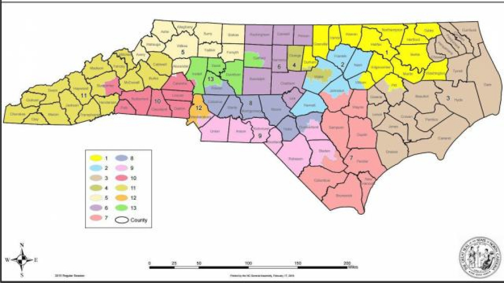 Court Throws Out Nc Congressional Map Again :: Wral with State Legislature Map 2016