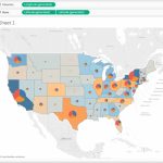 Create Filled Maps With Pie Charts In Tableau In Tableau Heat Map By State