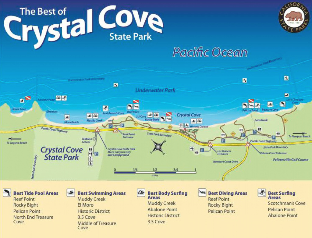 Crystal Cove State Park In Laguna Beach, California |Things To Do for Crystal Cove State Park Map