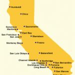 Csu Campuses In California State University Map