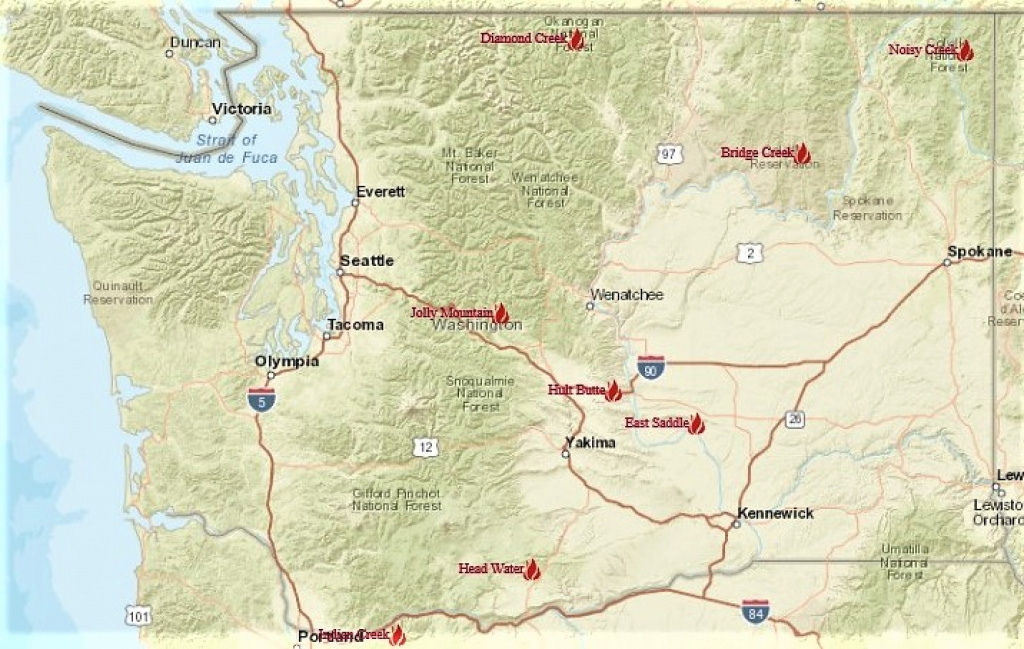Cwu | Recent Updates intended for Washington State Fire Map