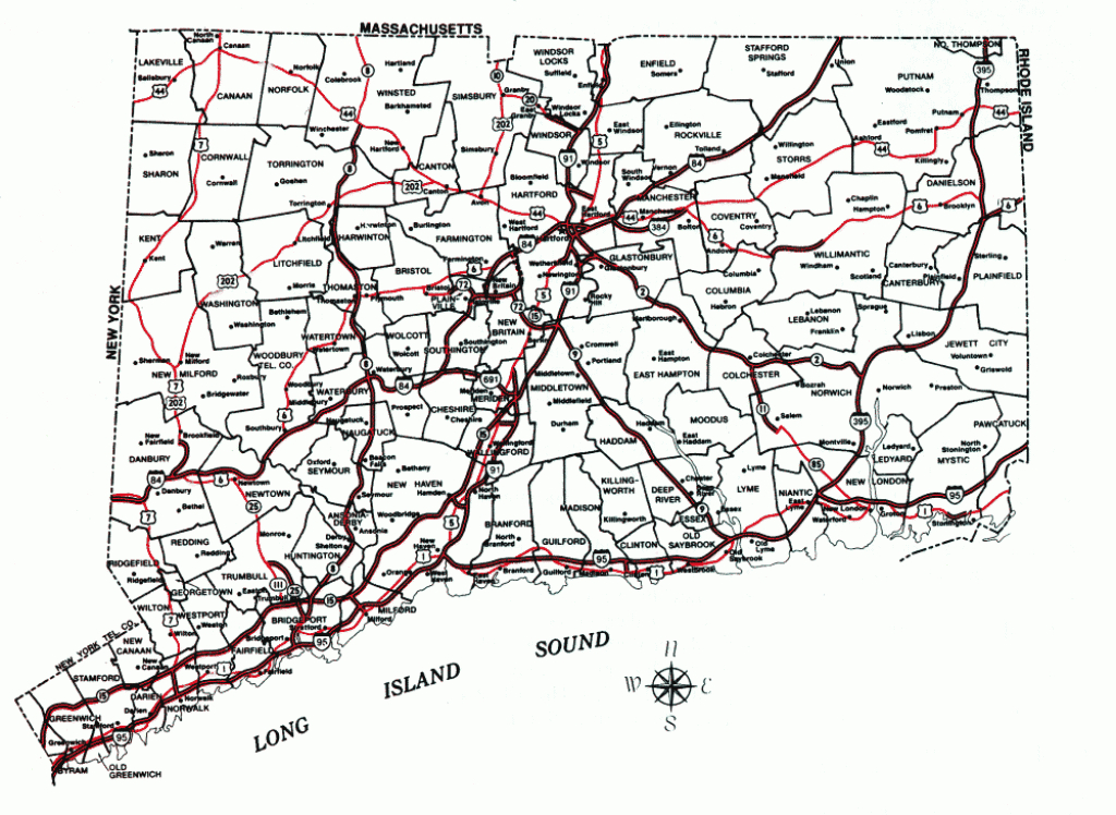 Decd: Connecticut Maps for State Of Ct Map With Towns