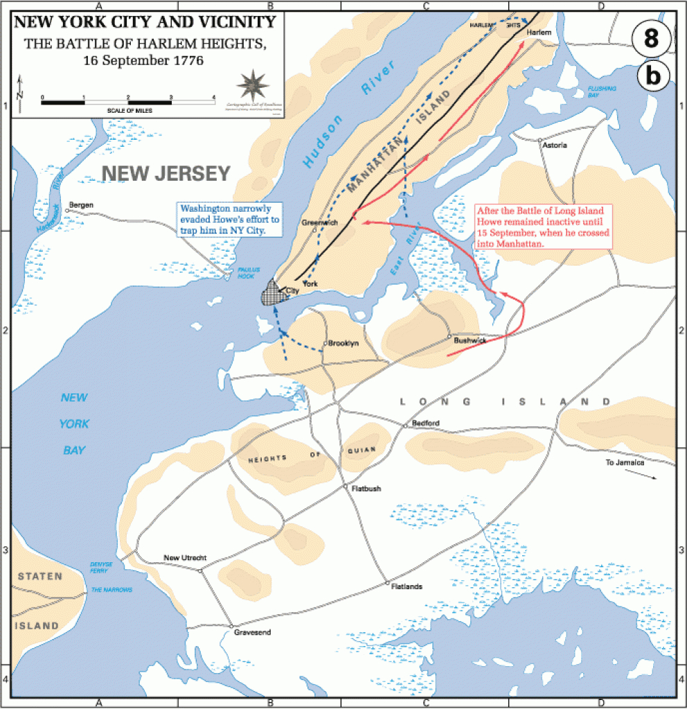 New York State Revolutionary War Map Printable Map