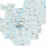 Desoto County Inside Tri State Road Map