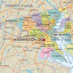 Detailed Political Map Of Maryland   Ezilon Maps For Map Of Maryland And Surrounding States