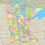Detailed Political Map Of Minnesota   Ezilon Maps With Minnesota State Map With Counties