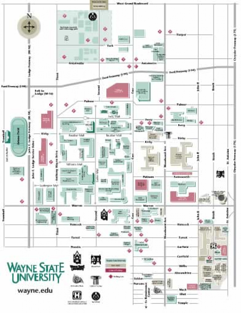 Directions And Maps | Wsu Center For Molecular Medicine And Genetics throughout Wayne State University Campus Map