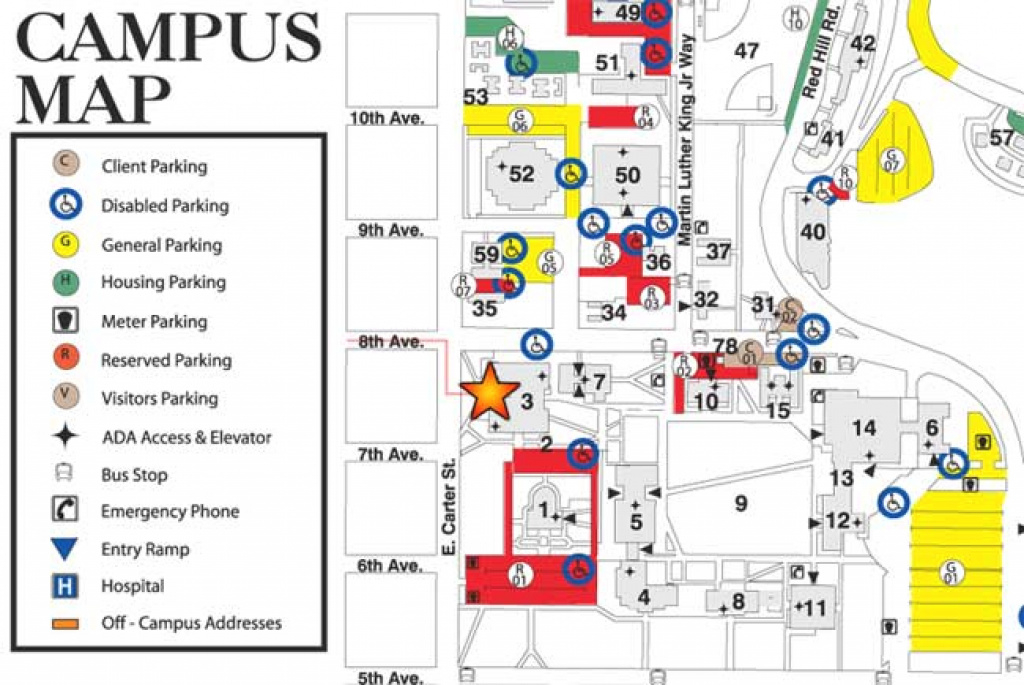 Directions | Idaho State University pertaining to Idaho State University Campus Map