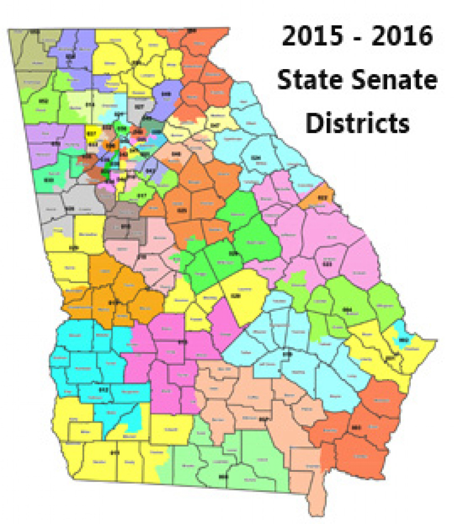 District Information in Georgia State Senate District Map