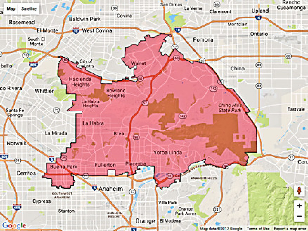 District Maps - Indivisible Ca39 intended for California State Assembly District Map