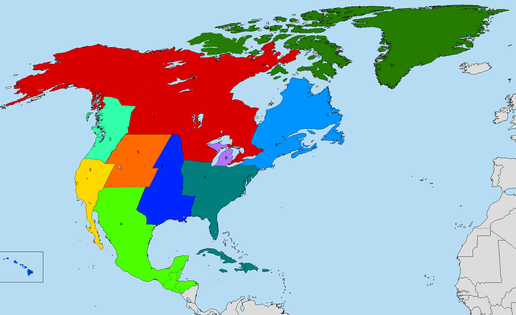 Disunited States Of Americakitfisto1997 On Deviantart intended for Disunited States Of America Map