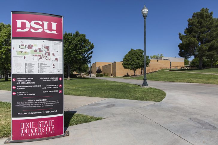 Dixie State Campus Map