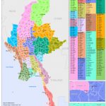 Document   Administrative Map   Myanmar State Region And Townships 2012 Pertaining To Map Of Myanmar States And Regions