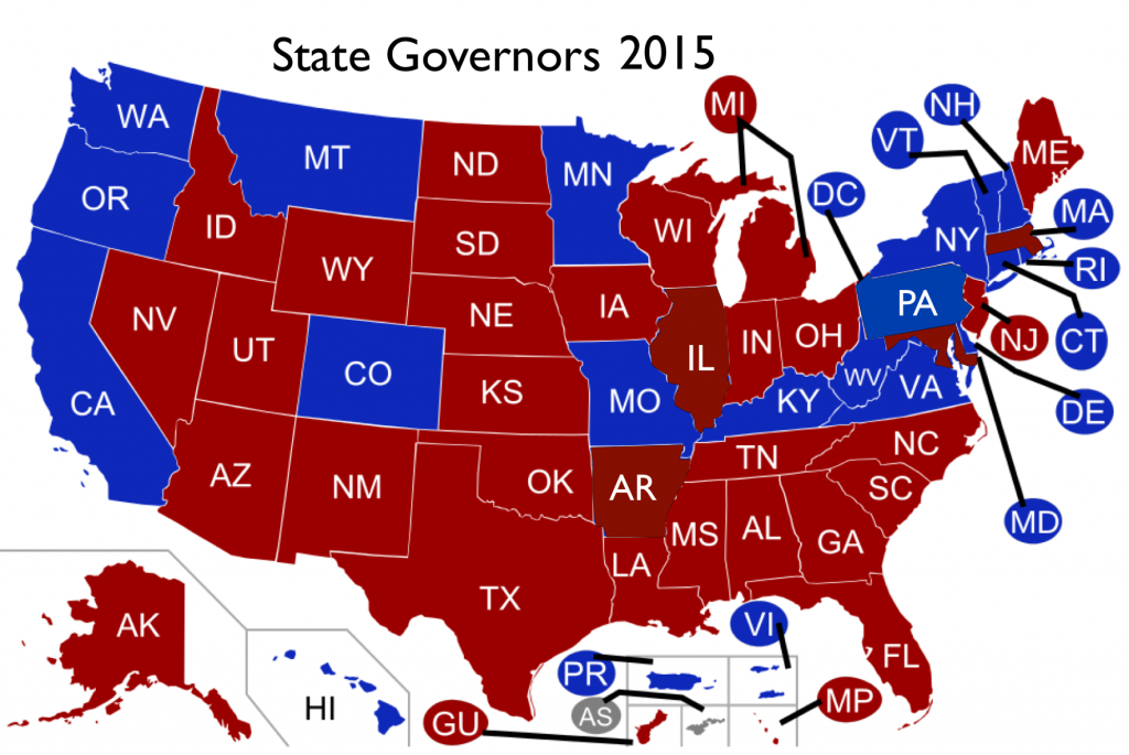 Does The Red-State/blue-State Model Of U.s. Electoral Politics Still pertaining to Red States Map 2015