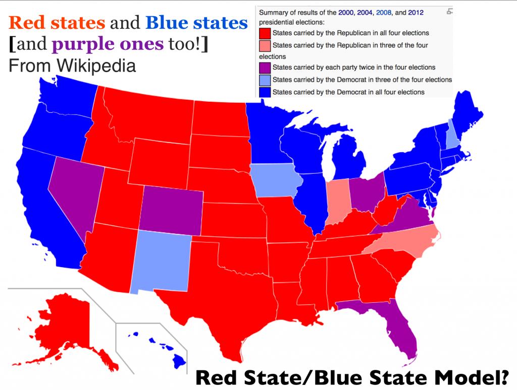 Does The Red-State/blue-State Model Of U.s. Electoral Politics Still throughout Red State Blue State Map 2012 Presidential Election