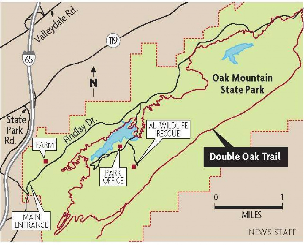 Double Oak Trail Recognizedrunner&amp;#039;s World | Al within Oak Mountain State Park Trail Map