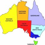 Download Australian States And Territories Map Major Tourist In Of Within Australian States And Territories Map