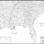 Download Southeast Usa Map To Print Inside United States Map With County Names