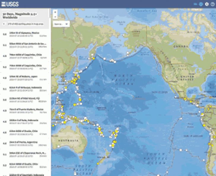 Earthquakes For Usgs Earthquake Map Washington State - Printable Map