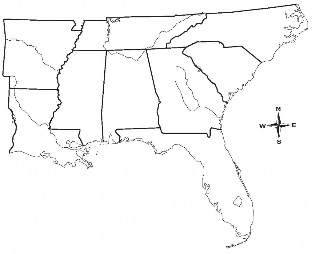 East Coast Of The United States Free Map Blank For Outline Eastern throughout Blank Map Of East Coast States