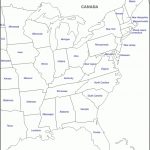 East Coast Of The United States Free Map, Free Blank Map, Free Inside Blank Map Of East Coast States
