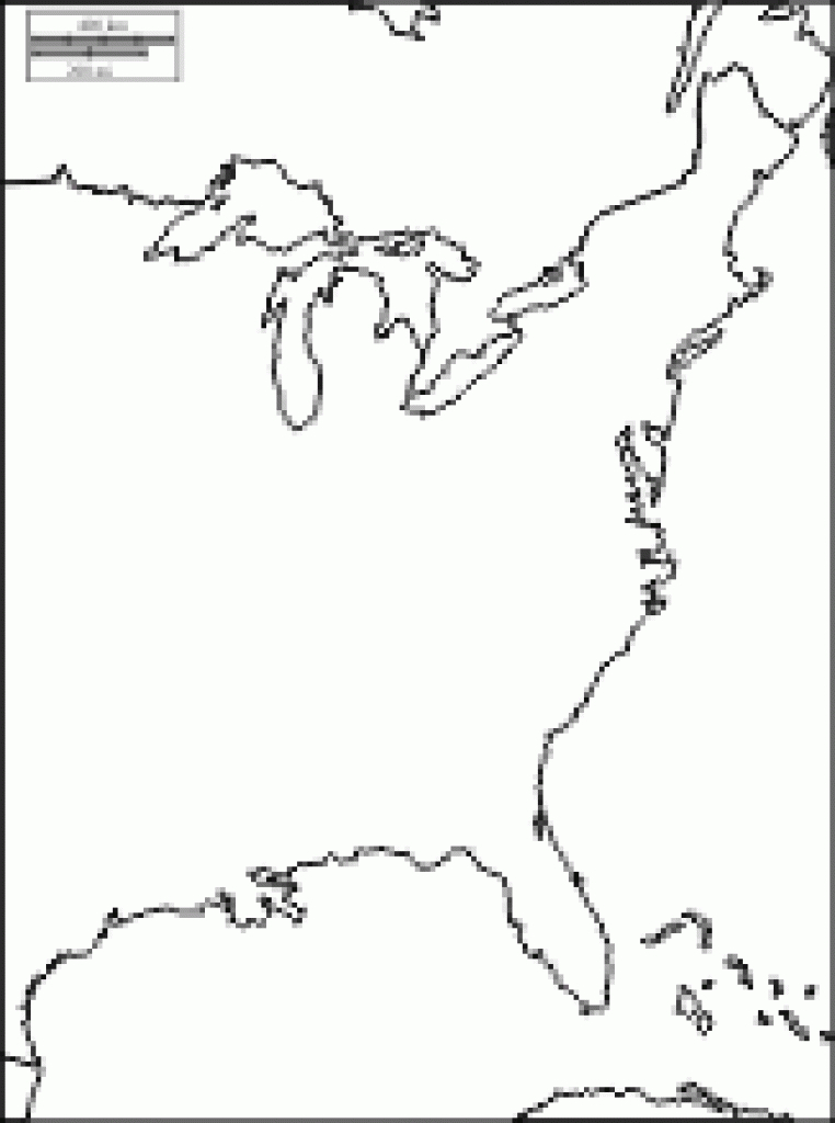 East Coast Of The United States Free Map, Free Blank Map, Free pertaining to Blank Map Of East Coast States