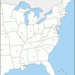 East Coast Of The United States Free Map, Free Blank Map, Free With Blank Map Of East Coast States